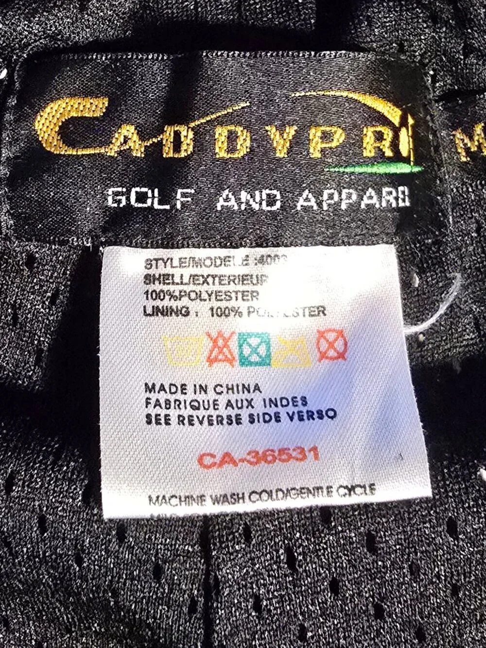 CADDYPRO Golf & Apparel warm-up overpants - Picture 5 of 7